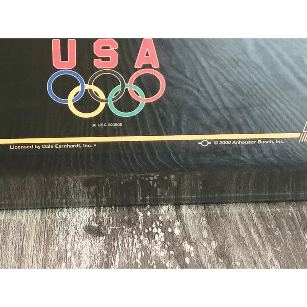 Jebco Dale Earnhardt Jr #8 Budweiser Monte Carlo Olympics Wall Clock USA FLAG